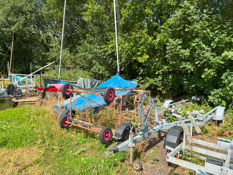 2025 Autumn Road Trailer Storage Area Clean Up